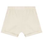 Baby Boys White & Beige Cotton Shorts Set ( 2-Pack ), 2, hi-res