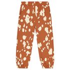 Boys Beige Spots Joggers, 1, hi-res