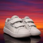 White Logo Trainers, 1, hi-res