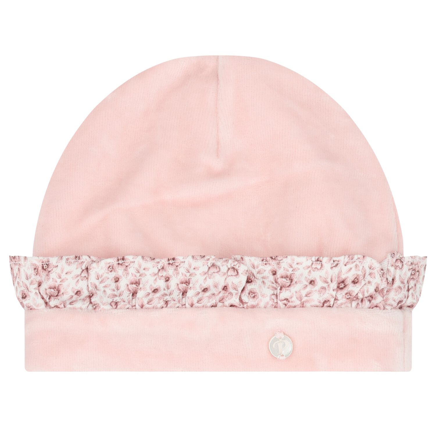 Baby Girls Pink Hat, 1, hi-res