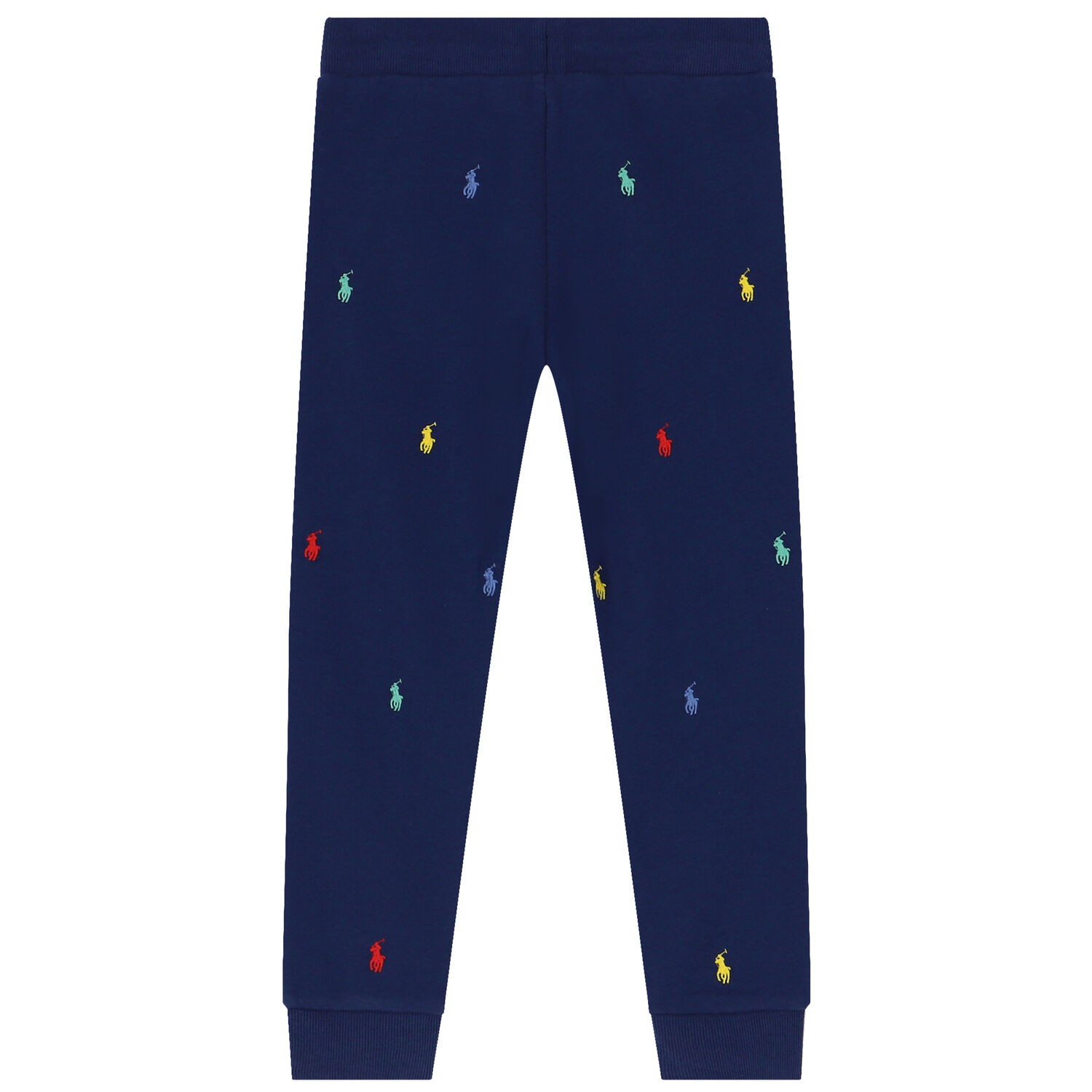 Boys Navy Blue Logo Joggers, 1, hi-res