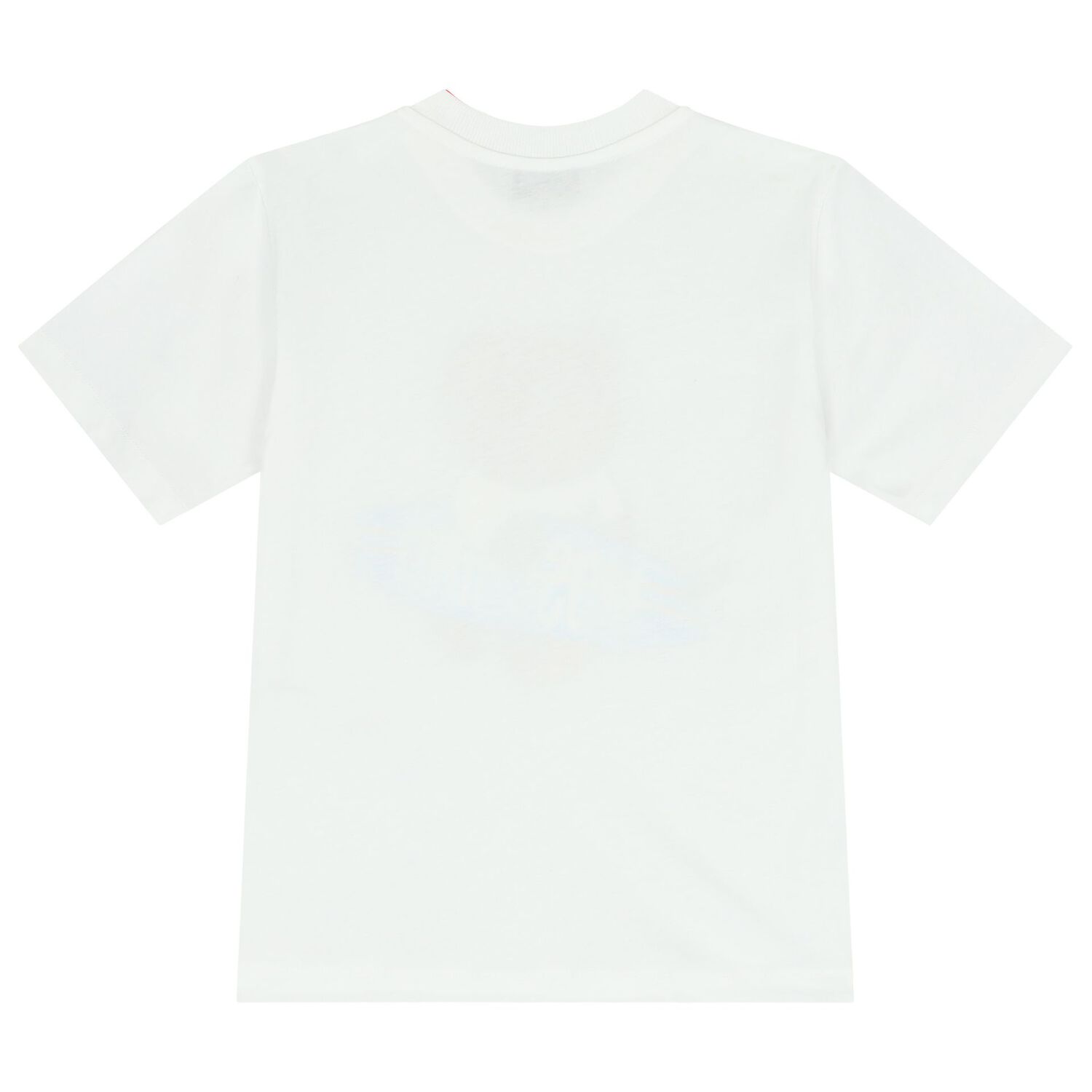 Boys White & Grey Teddy Bear Logo Shorts Set, 1, hi-res