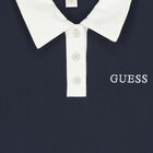 Girls Navy Blue Logo Dress, 1, hi-res