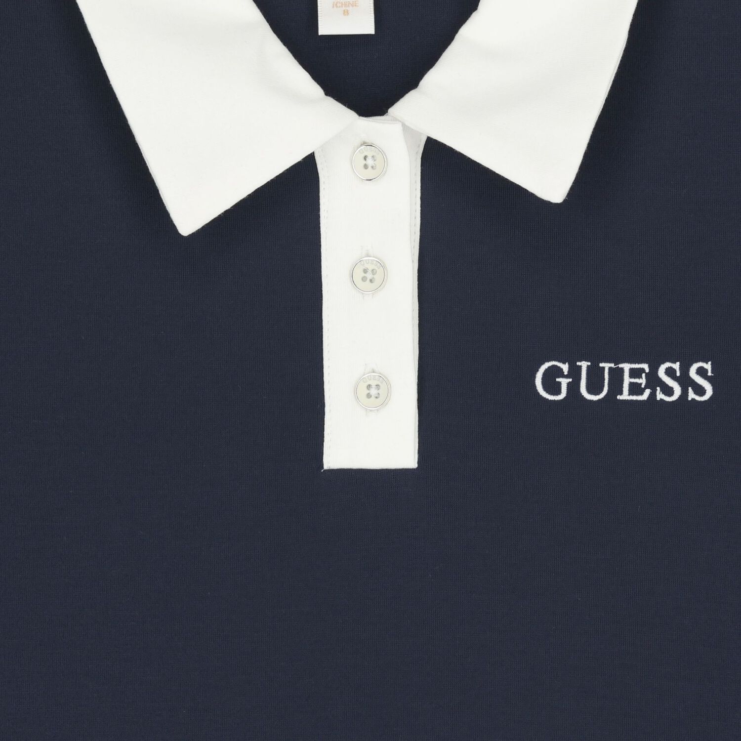 Girls Navy Blue Logo Dress, 1, hi-res