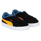 Boys Black Suede Garfield AC Inf Trainers, 1, hi-res