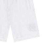 Boys White Logo Shorts, 1, hi-res