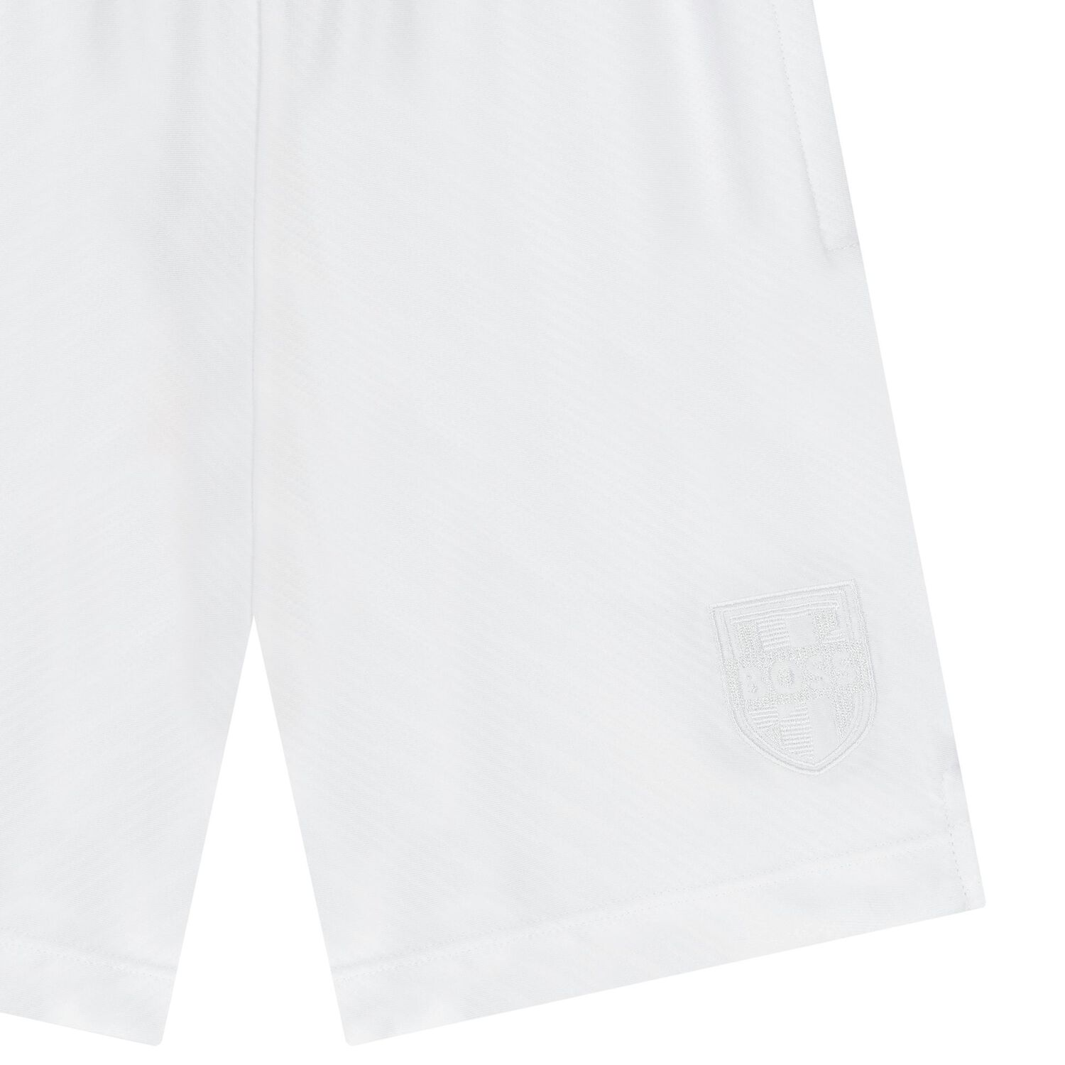 Boys White Logo Shorts, 1, hi-res image number null