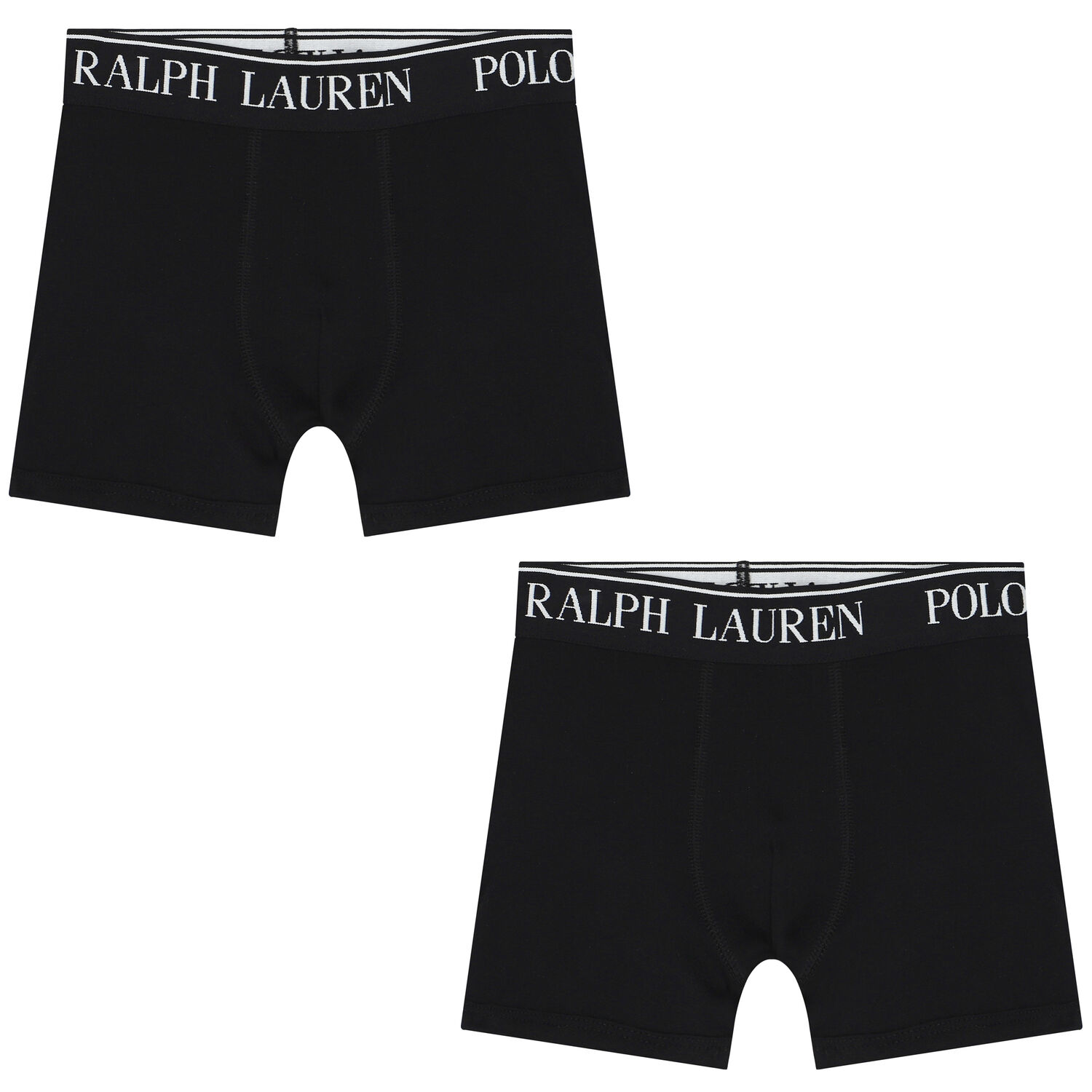 Boys Black Logo Boxer Shorts ( 2-Pack ), 1, hi-res image number null