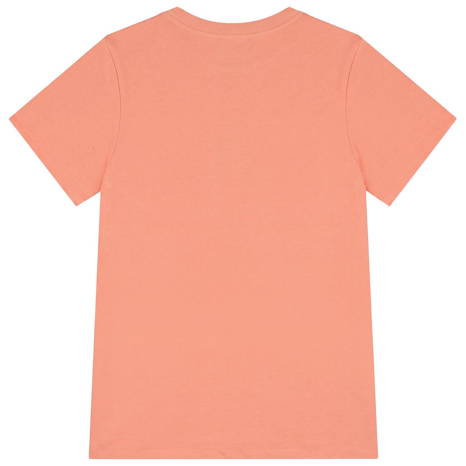 Girls Orange Tiger Logo T-Shirt Dress, 1, hi-res