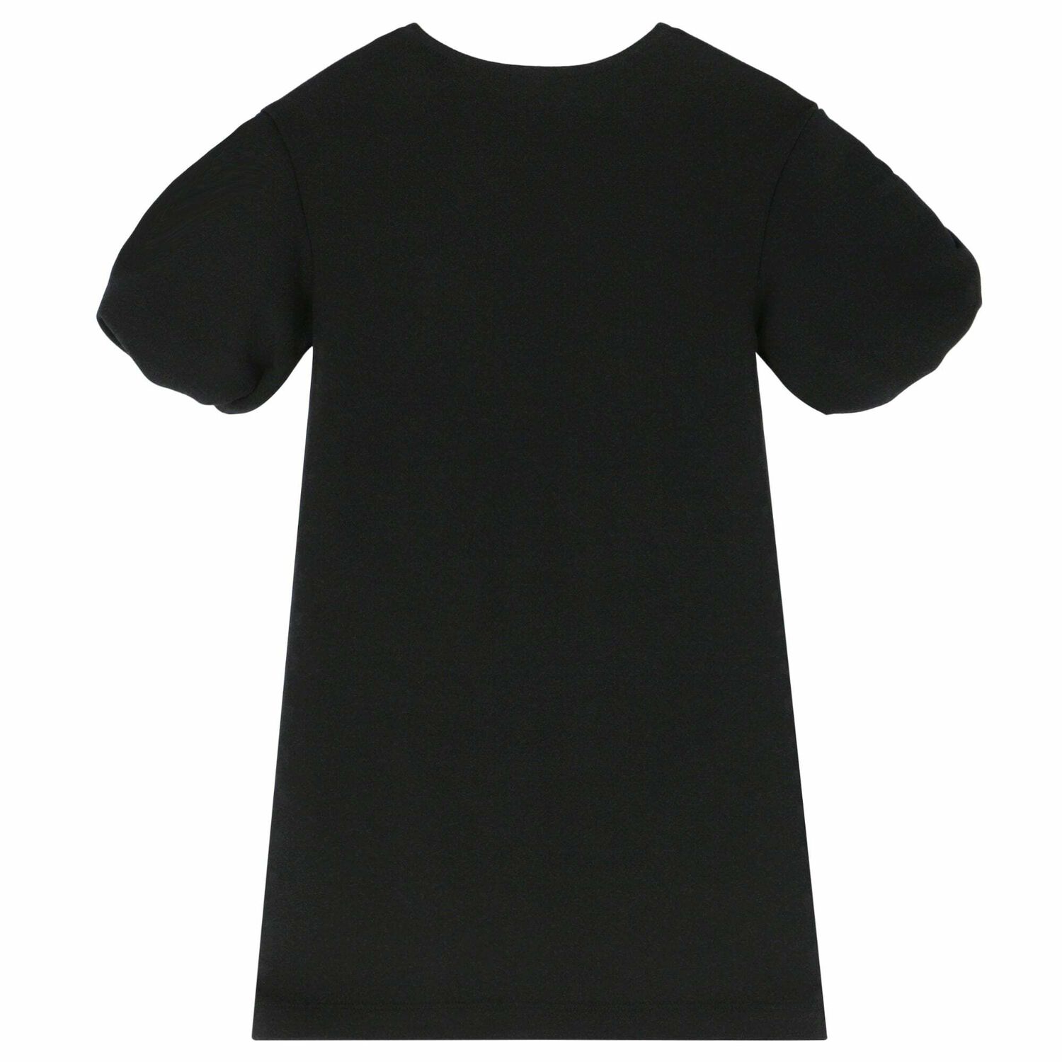 Girls Black logo Dress, 1, hi-res