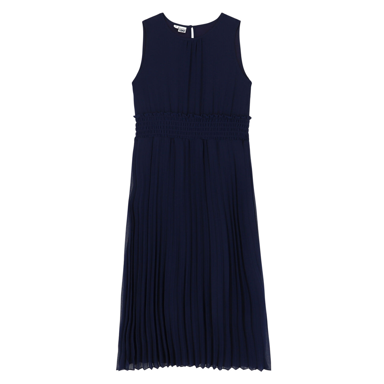 Girls Navy Pleated Dress, 1, hi-res image number null
