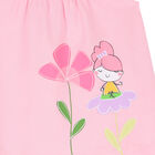 Younger Girls Pink Floral Dress, 2, hi-res