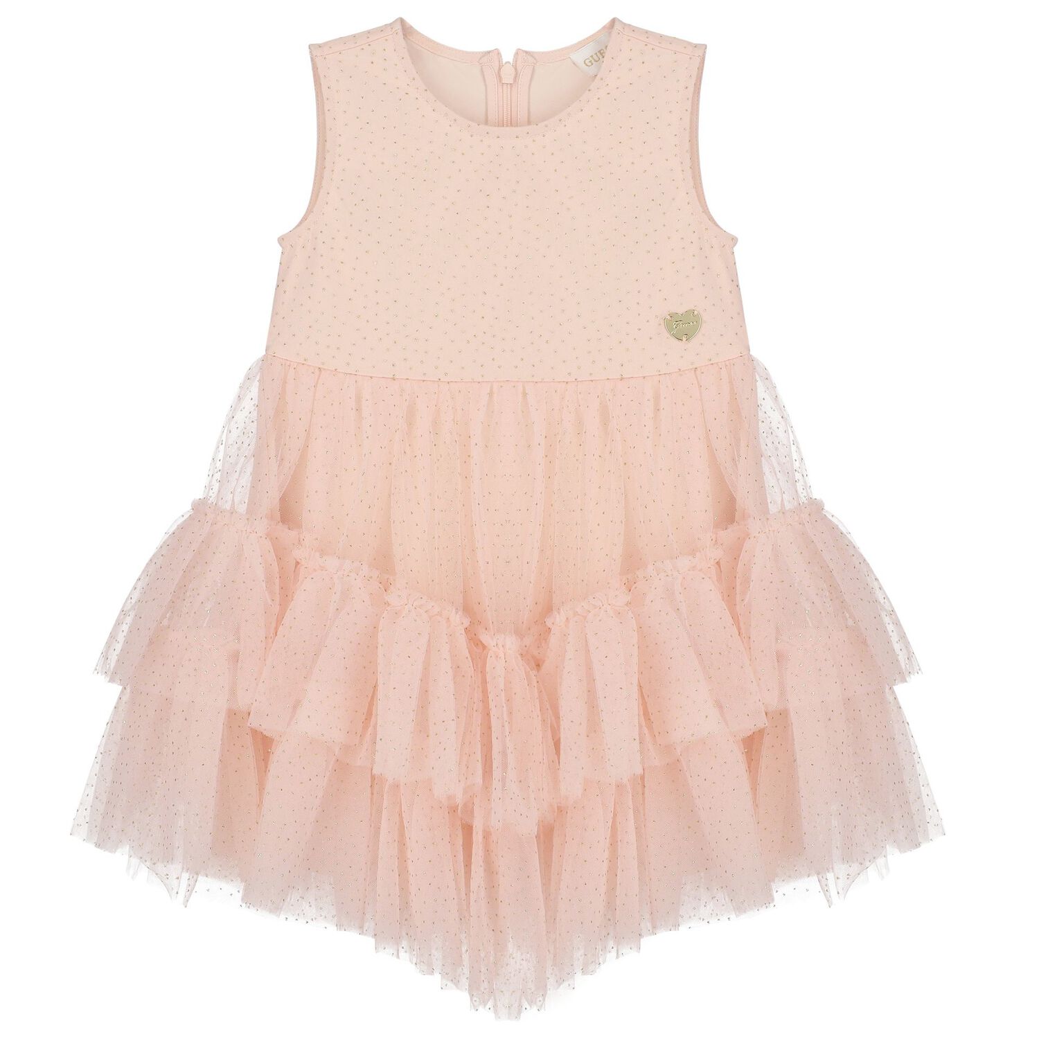 Baby Girls Pink Ruffled Dress Set, 1, hi-res image number null