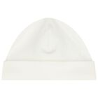 Baby Boys Ivory Crown Blanket & Hat Set, 1, hi-res
