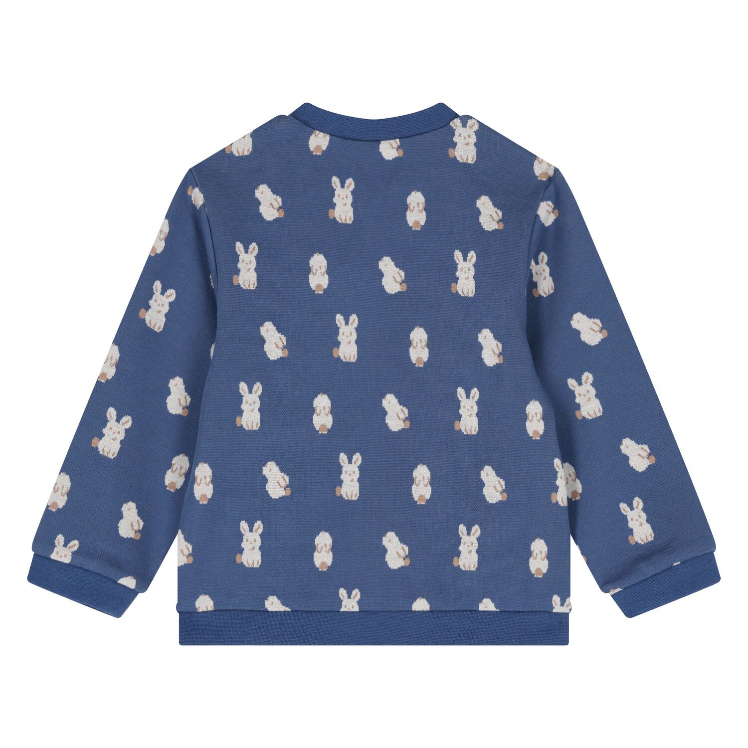 Baby Boys Blue & Ivory Tracksuit Set (3 Piece), 2, hi-res