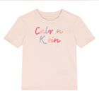 Younger Girls Pink Logo Cotton Shorts Set, 2, hi-res