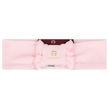 Baby Girls Pink Logo Headband