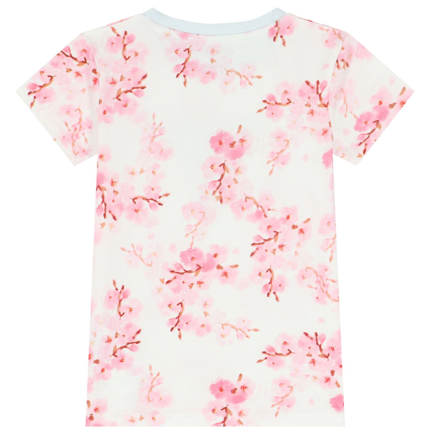 Girls White & Pink Logo T-Shirt, 3, hi-res image number null