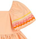Girls Orange Ric Rac Dress, 1, hi-res