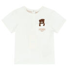 White Logo Baby T-Shirt, 1, hi-res