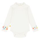 Baby Girls Ivory & Blue Denim Skirt Set, 1, hi-res