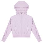 Girls Purple Logo Zip Up Top, 1, hi-res
