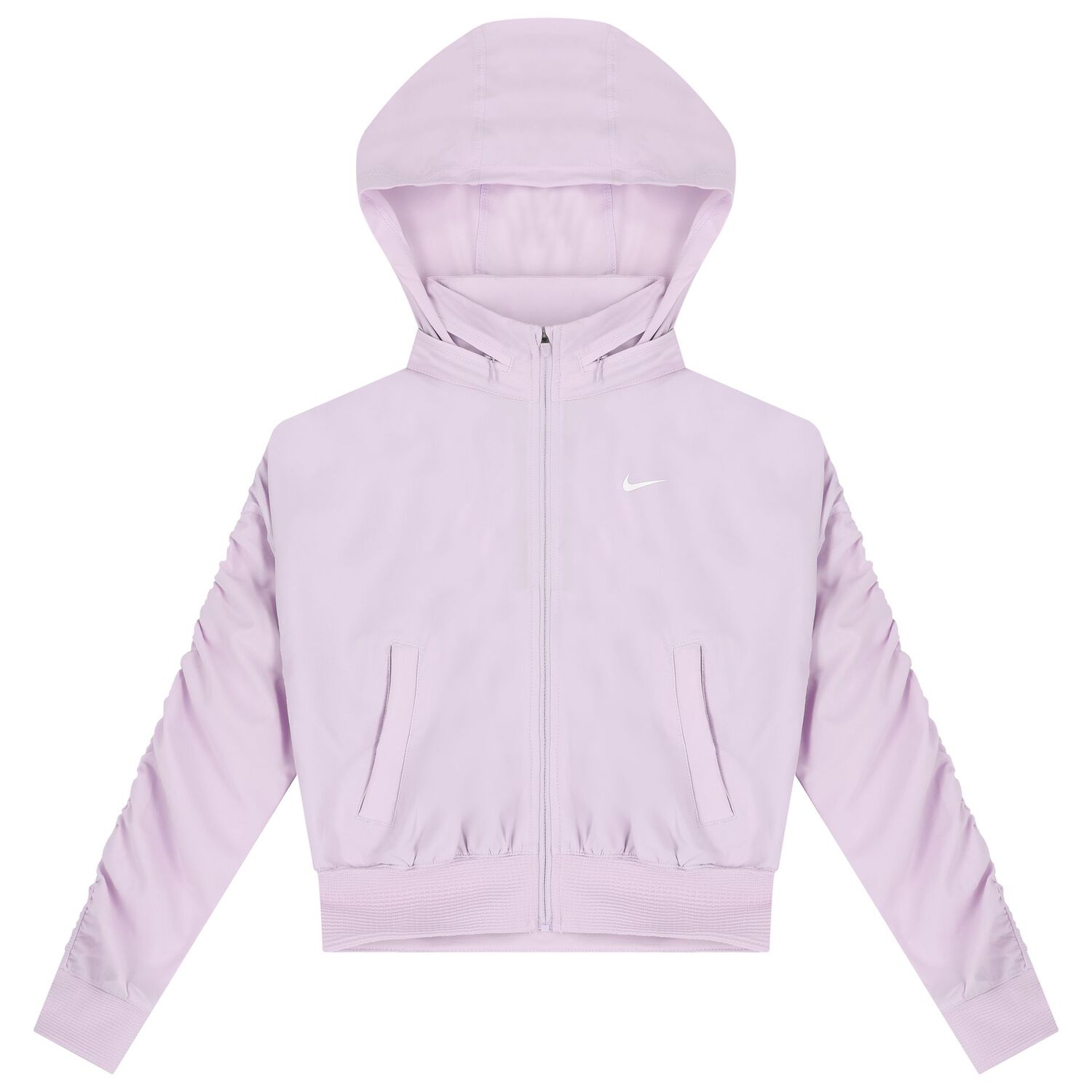 Girls Purple Logo Zip Up Top, 1, hi-res