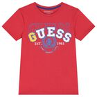 Boys Red Logo T-Shirt, 2, hi-res