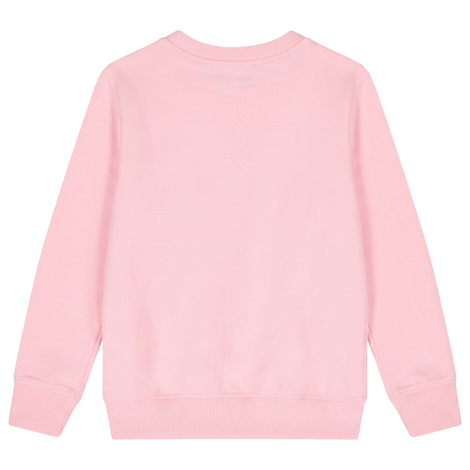 Girls Pink Teddy Bear Logo Sweatshirt, 3, hi-res