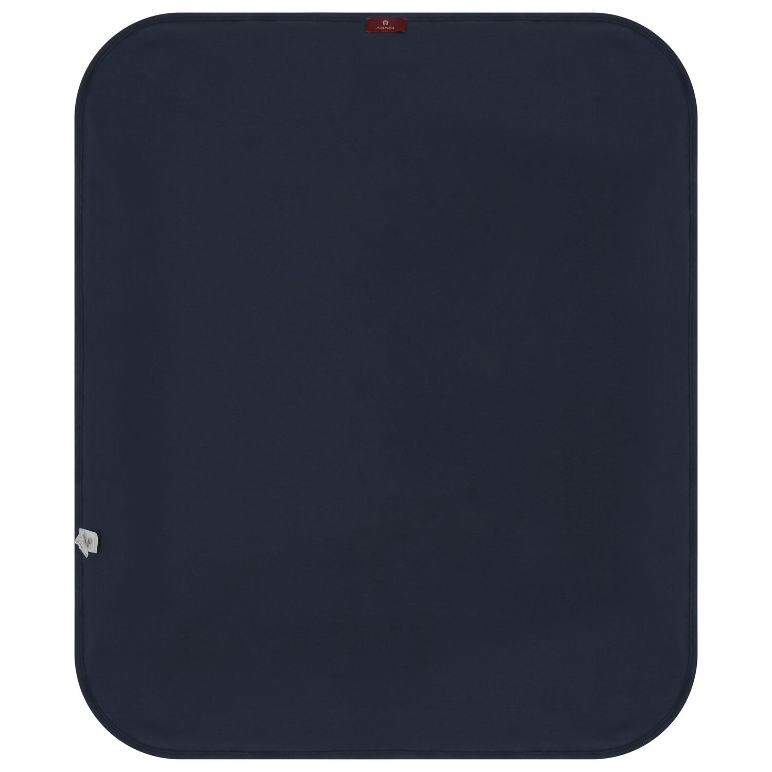 Baby Boys Navy Blue & Gold Logo Baby Blanket, 3, hi-res