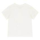 Baby Boys Ivory Cotton Polo Bear & Crab T-Shirt, 1, hi-res