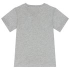 Grey & Green Logo Shorts Set, 1, hi-res