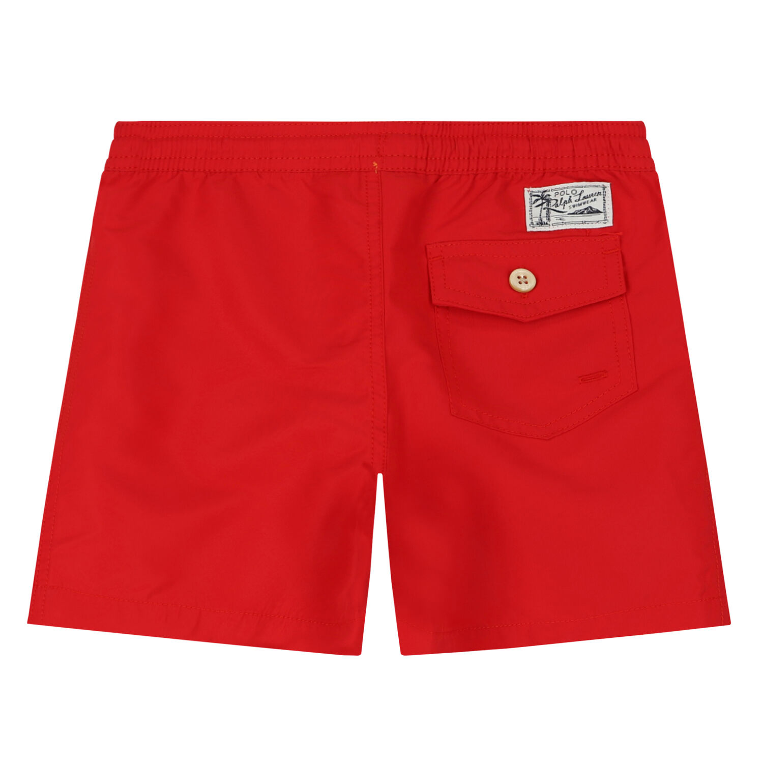 Boys Red Logo Swim Shorts, 1, hi-res image number null
