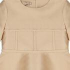 Girls Beige Mikado Dress, 1, hi-res