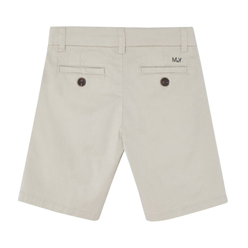 Boys Beige Twill Shorts, 3, hi-res image number null