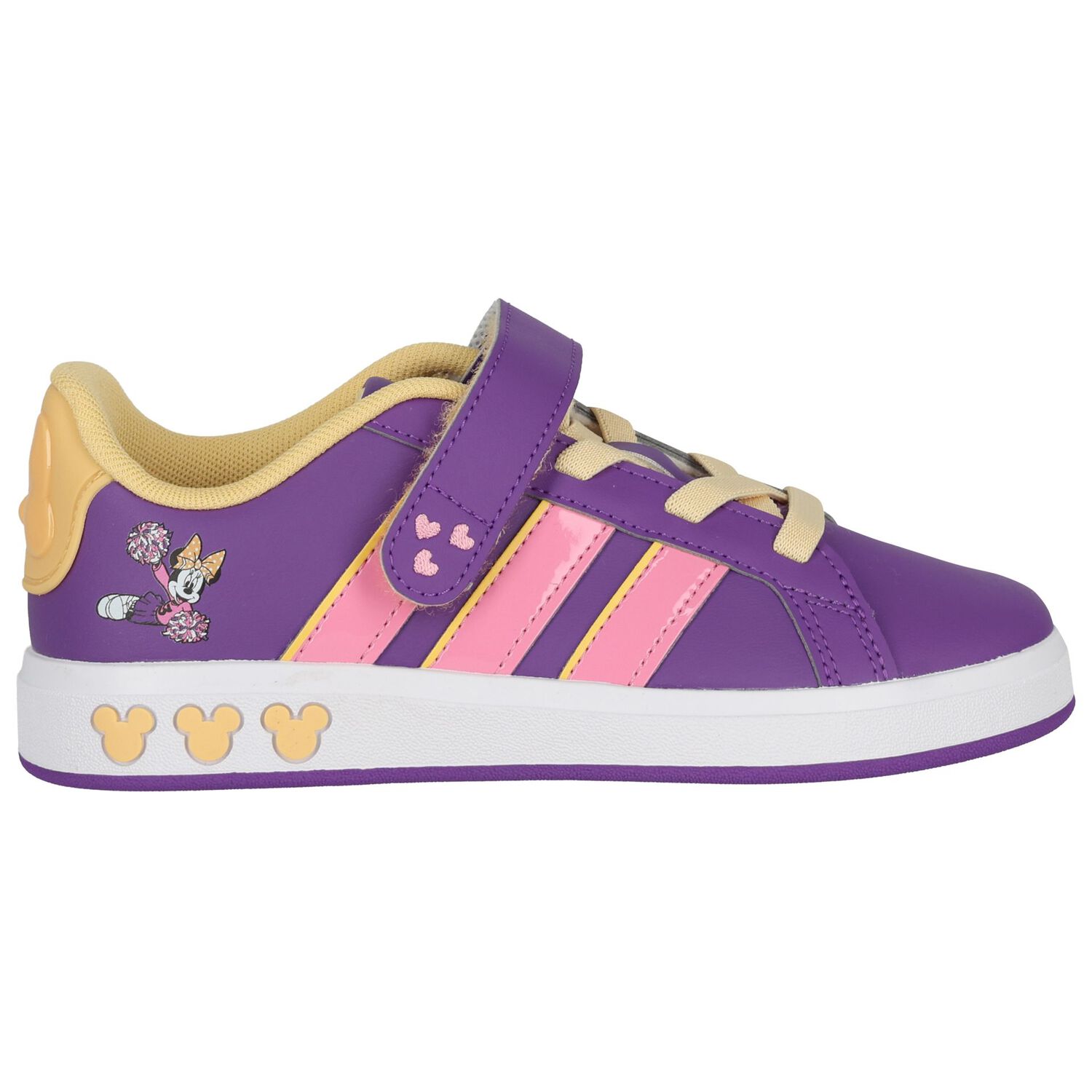 Girls Purple Disney Grand Court Trainers, 1, hi-res