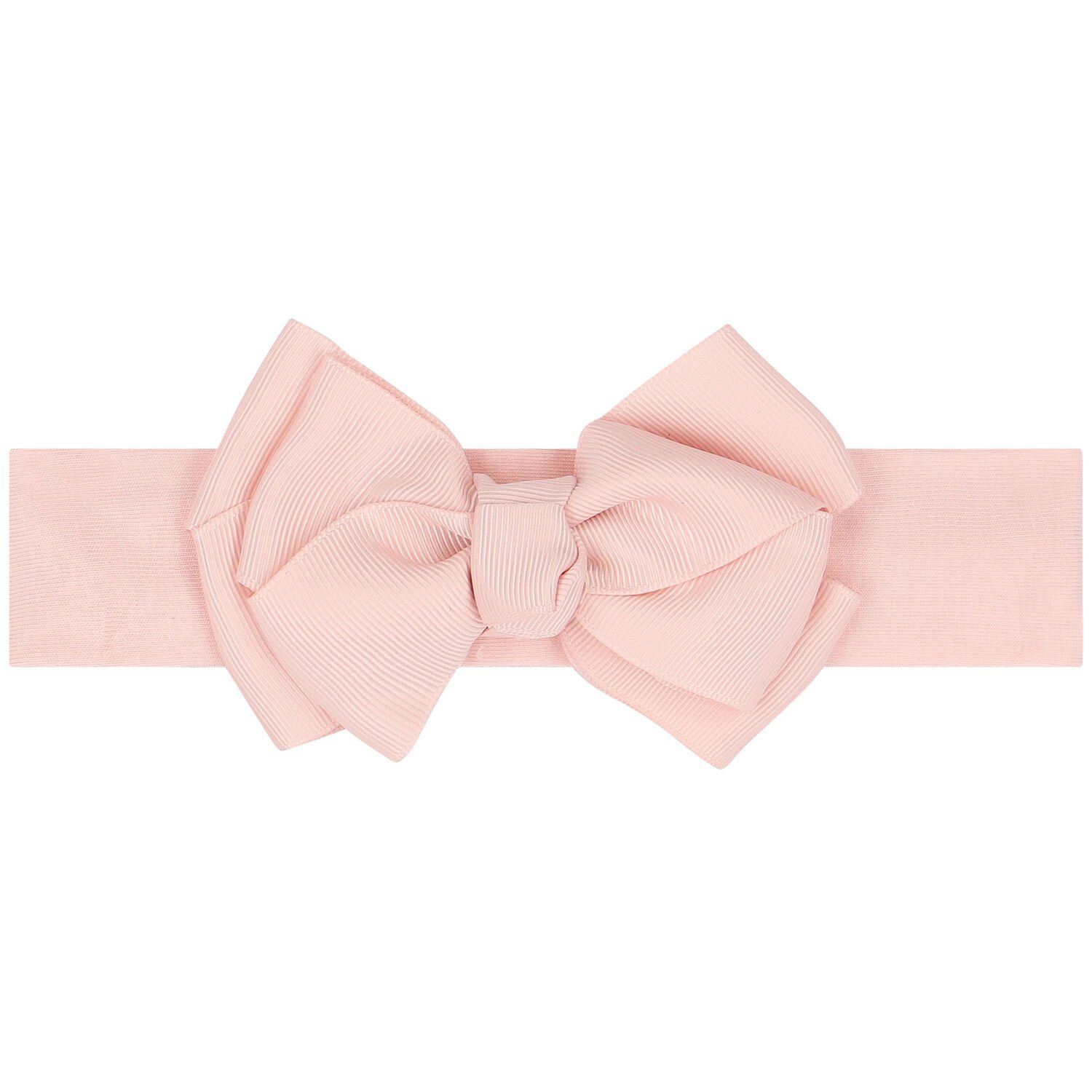 Baby Girls Pink Bow Headband, 2, hi-res