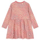 Girls Pink Star Dress, 1, hi-res