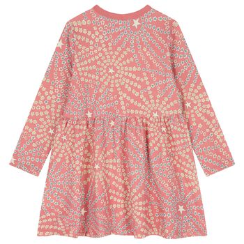 Girls Pink Star Dress