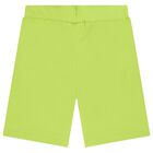 Boys White & Green Shorts Set, 1, hi-res