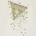 Girls Ivory Logo Long Sleeve Top, 1, hi-res