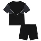 Black Logo Shorts Set, 1, hi-res