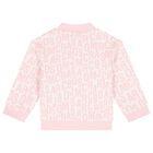 Younger Girls Pink & White Reversible Tracksuit Set, 1, hi-res