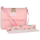 Pink Teddy Bear Logo Baby Changing Bag, 2, hi-res