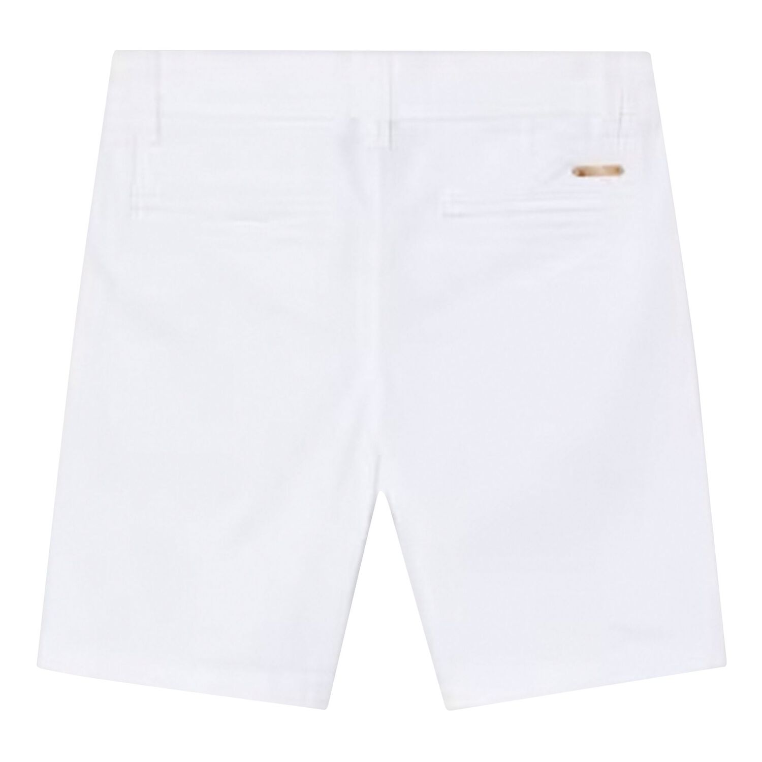 Boys White Chino Shorts, 3, hi-res