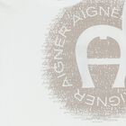 Boys White Logo T-Shirt, 1, hi-res