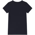 Boys White & Navy Blue Logo T-Shirts ( 2-Pack ), 1, hi-res
