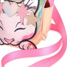 Girls Pink & Orange Cat Bag , 1, hi-res
