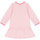 Younger Girls Pink Logo Dress Set, 1, hi-res