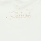 Girls White Logo Swimsuit, 1, hi-res